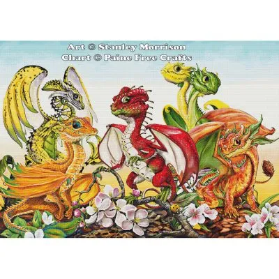 Fruit Medley Dragons - Click Image to Close